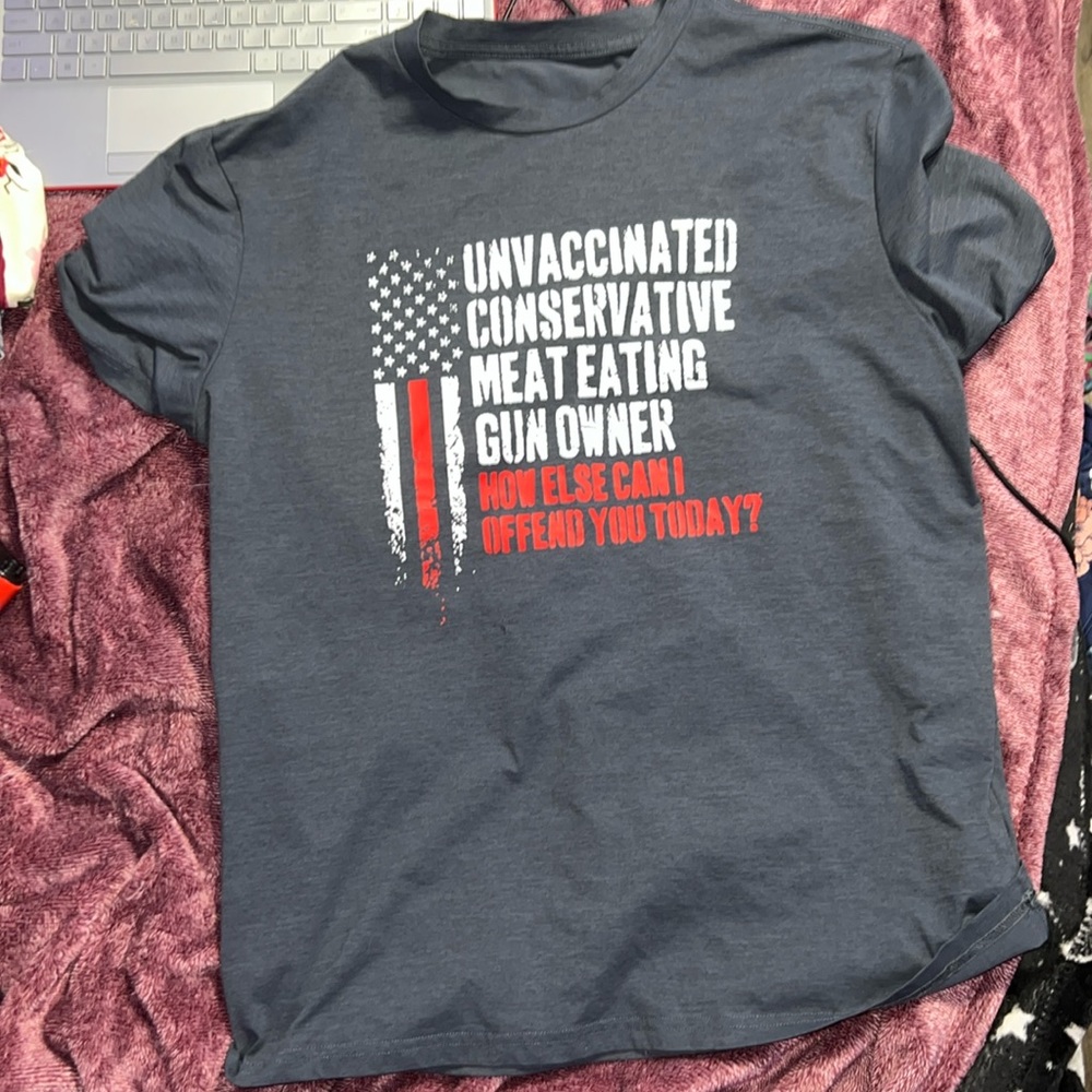 Temu: Sarcastic Shirt, Navy Blue